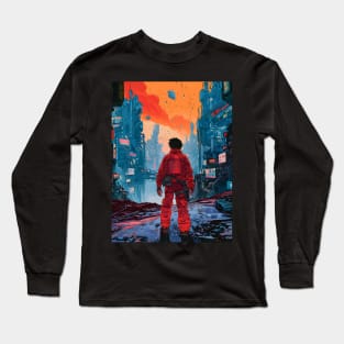 Akira Unleashed: Cyberpunk Masterpiece, Psychic Power Saga, and Fan Art Fusion Long Sleeve T-Shirt